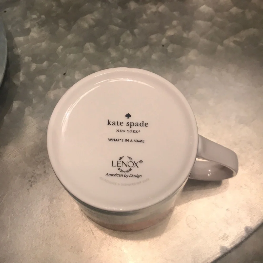 Kate Spade Monogram Mug